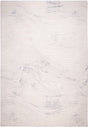 Jade 49 Blue/Cream Polyester Viscose Area Rug - Blue/Cream, 9' 8" X 13' (1 Piece)