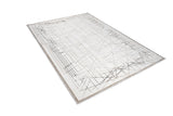 Jade 51 Polyester Viscose Area Rug - Brown/Cream, Machine Loom, Made In Turkey, 9' 8" X 13' (1 Rug)