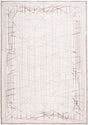 Jade 51 Polyester Viscose Area Rug - Brown/Cream, Machine Loom, Made In Turkey, 9' 8" X 13' (1 Rug)