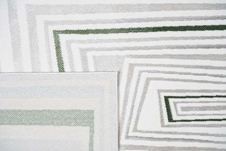 Jade 54 Area Rug - Green/Cream, 7' 8" X 10' 5" (1 Piece)