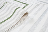 Jade 54 Area Rug - Green/Cream, 7' 8" X 10' 5" (1 Piece)