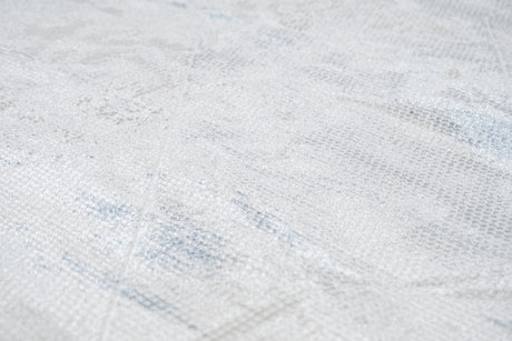 Jade 55 Area Rug - Blue/Cream, 100% Polyester/Shiny Viscose, Machine Loom, Made In Turkey (9' 8" X 13')