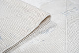 Jade 55 Area Rug - Blue/Cream, 100% Polyester/Shiny Viscose, Machine Loom, Made In Turkey (9' 8" X 13')
