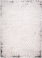 Jade 56 Area Rug - Dark Grey/Cream, 100% Polyester/Shiny Viscose, Machine Loom, Made In Turkey (9' 8" X 13')