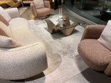 Jade 57 Area Rug - Brown/Cream, 100% Polyester/Shiny Viscose, Machine Loom, Made In Turkey, 9' 8" X 13' (1 Piece)