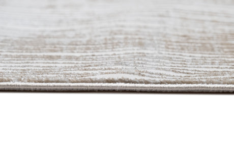 Jade 57 Area Rug - Brown/Cream, 100% Polyester/Shiny Viscose, Machine Loom, Made In Turkey, 9' 8" X 13' (1 Piece)