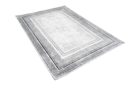 Jade 66 Area Rug - Dark Grey/Cream, 5' 3" X 7' 6" (1 Piece)