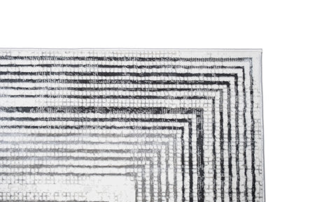 Jade 66 Area Rug - Dark Grey/Cream, 5' 3" X 7' 6" (1 Piece)