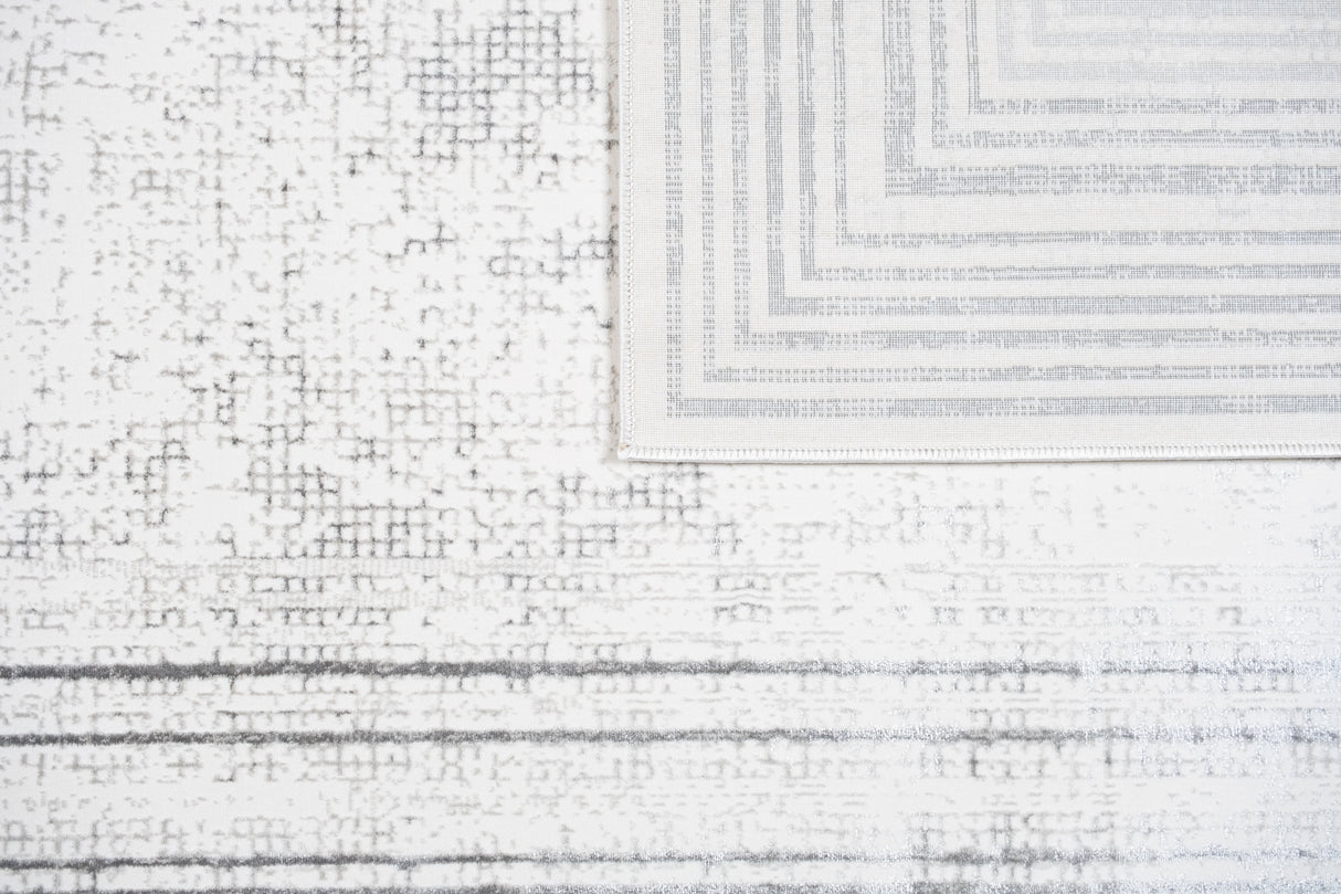 Jade 66 Area Rug - Dark Grey/Cream, 5' 3" X 7' 6" (1 Piece)