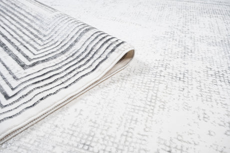 Jade 66 Area Rug - Dark Grey/Cream, 5' 3" X 7' 6" (1 Piece)
