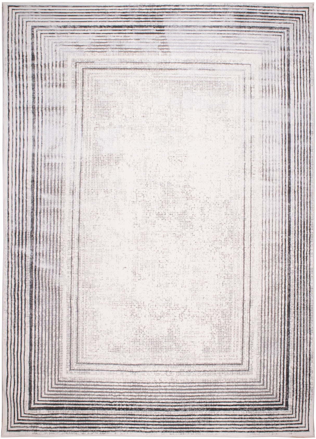 Jade 66 Area Rug - Dark Grey/Cream, 5' 3" X 7' 6" (1 Piece)