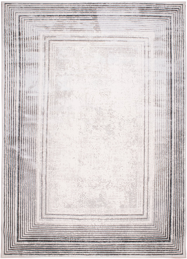 Jade 66 Area Rug - Dark Grey/Cream, 5' 3" X 7' 6" (1 Piece)