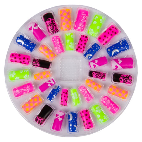 Fashion Adhesive Nail Set 36ct