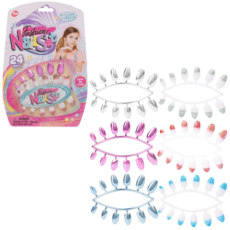 Press-On Nail Set 24pc (1 DZ)