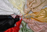 Jasmine Jacquard Polyester Fabric - Floral Brocade, 60" Width (1 Yard)
