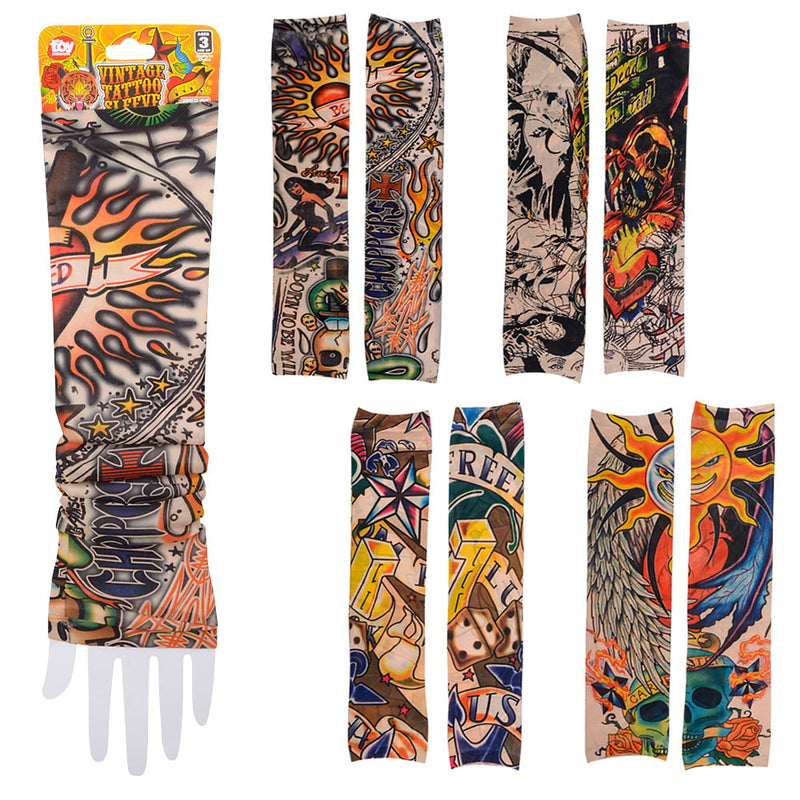 Vintage Print Tattoos Sleeve 16" (1 DZ)