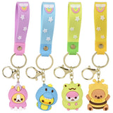 Kawaii Animal Wristlet Clip-On (24 Pc Display)