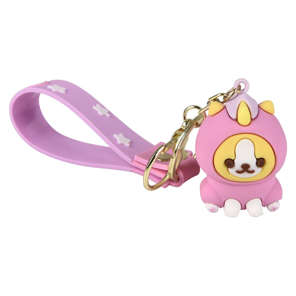 Kawaii Animal Wristlet Clip-On (24 Pc Display)
