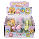 Kawaii Animal Wristlet Clip-On (24 Pc Display)