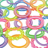 Coil Spring Bracelet Assortment (72 Pc Bag)