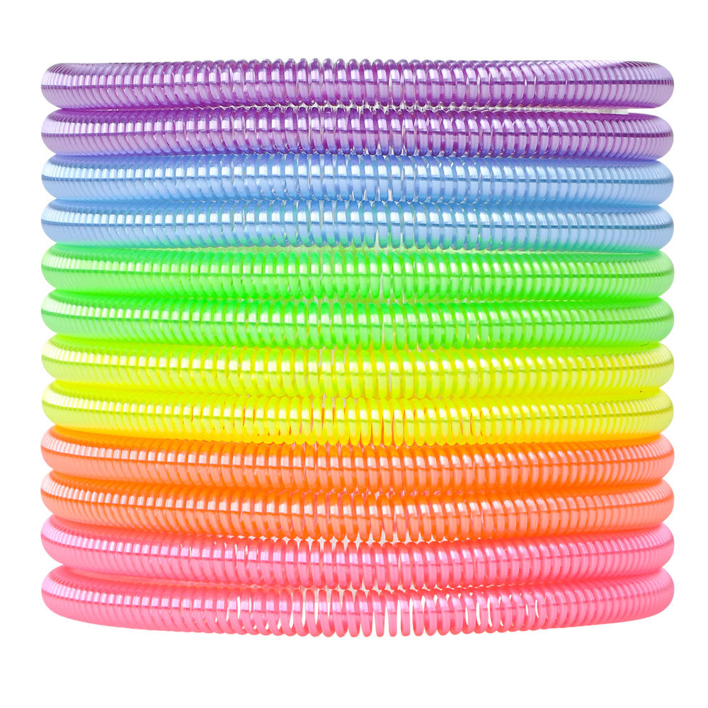 Neon Coil Spring Bracelet (1 DZ)