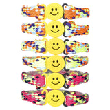Smile Face Braided Bracelet (1 DZ)