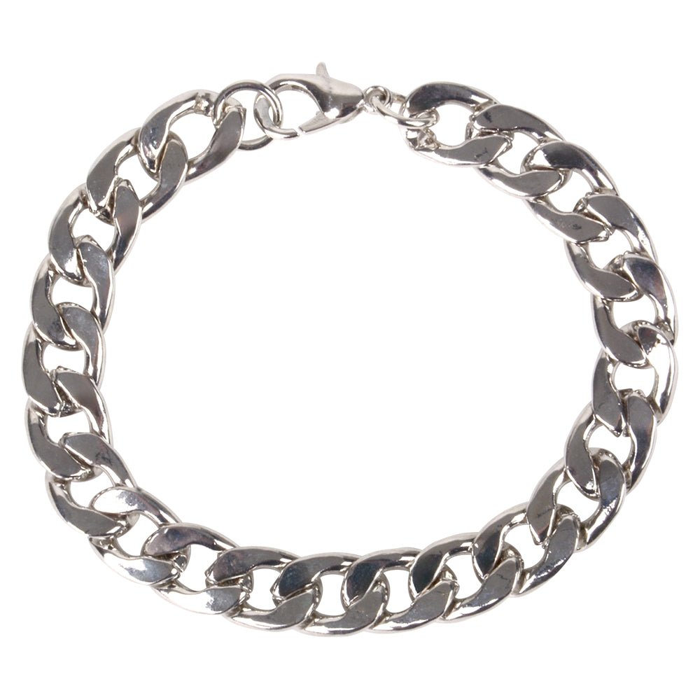 Metal Curb Chain Bracelet (1 DZ)