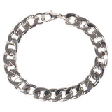 Metal Curb Chain Bracelet (1 DZ)