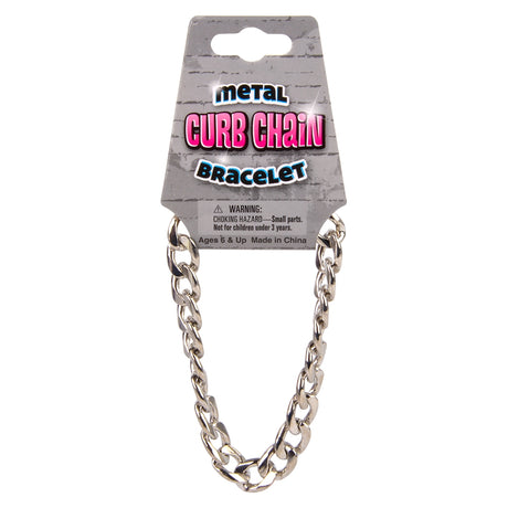 Metal Curb Chain Bracelet (1 DZ)
