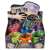 Liquid Glitter Bracelets 6" (72 Ct Display)