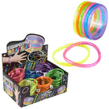 Liquid Glitter Bracelets 6" (72 Ct Display)