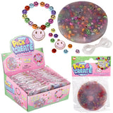 Fidget Bracelet Smile Beaded Bracelet (24 PC Display)