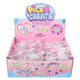 Heart Beaded Fidget Bracelet (24 PC Display)