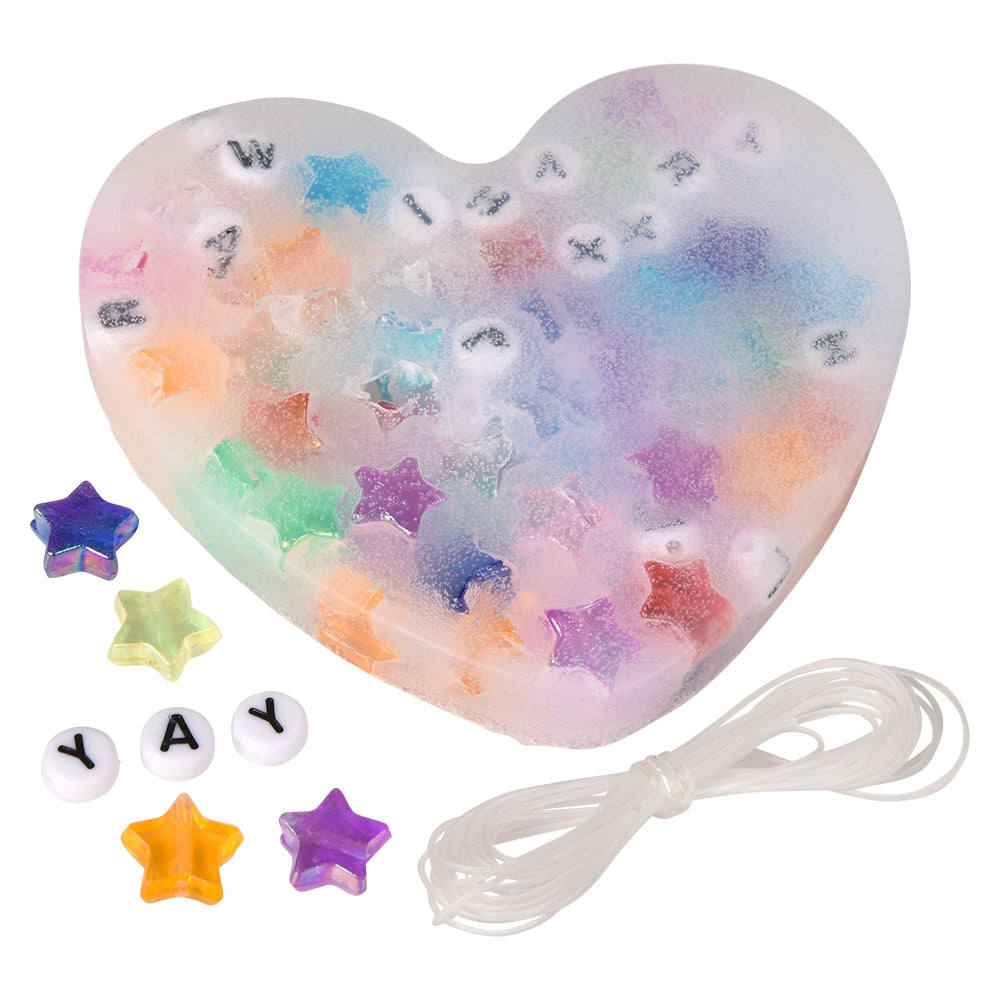 Heart Beaded Fidget Bracelet (24 Pc Display)