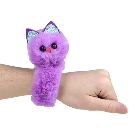Plush Animal Slap Bracelets 8" (1 DZ)