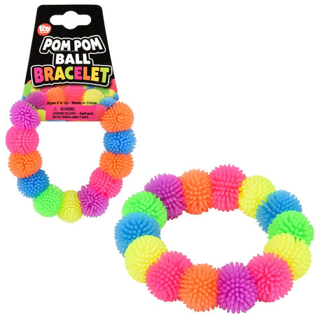 Pom Pom Ball Bracelet (1 DZ)