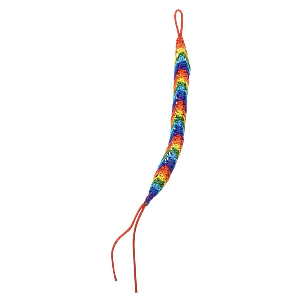 Rainbow Chunky Friendship Bracelet 7"