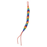 Rainbow Chunky Friendship Bracelet 7"