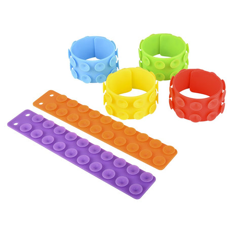 Suction Sticky Strips Silicone Bracelet (24 Pc Display)