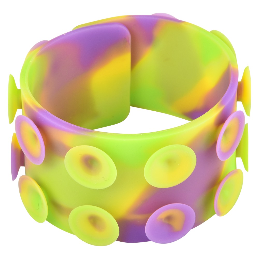 Tie-Dye Suction Sticky Silicone Bracelet (1 DSP)