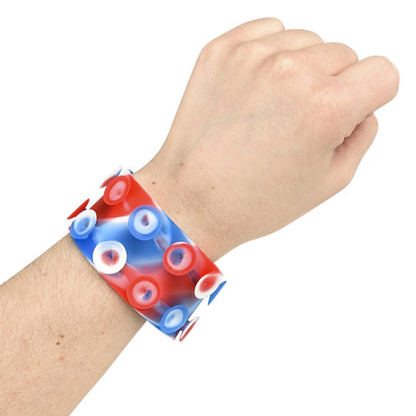 Tie-Dye Suction Sticky Silicone Bracelet (1 DSP)