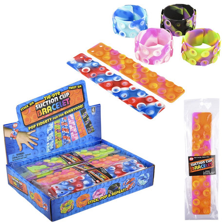 Tie-Dye Suction Sticky Silicone Bracelet (1 DSP)