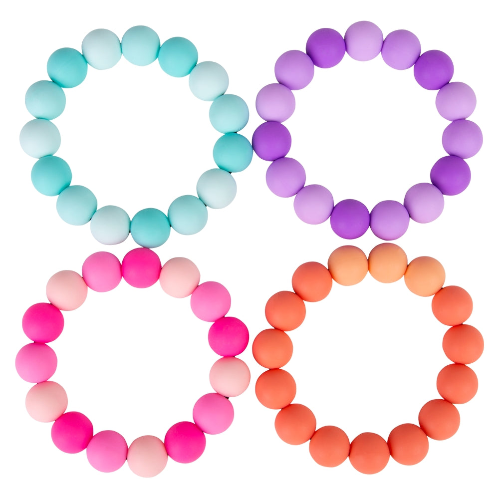Silicone Bead Bracelet (1 DZ)