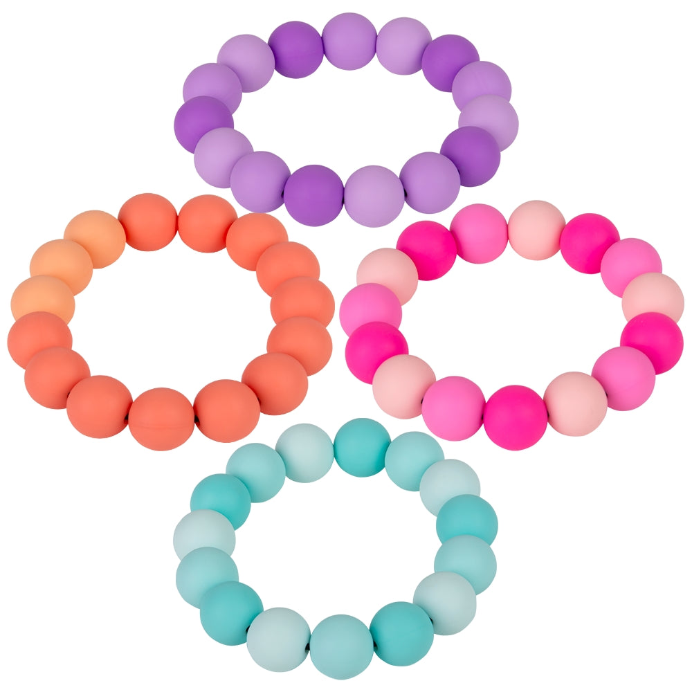 Silicone Bead Bracelet (1 DZ)