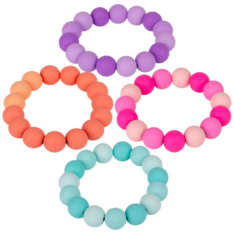Silicone Bead Bracelet (1 DZ)