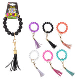 Silicone Bead Clip On Bracelet (1 DZ)
