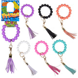 Silicone Bead Clip-On Bracelet