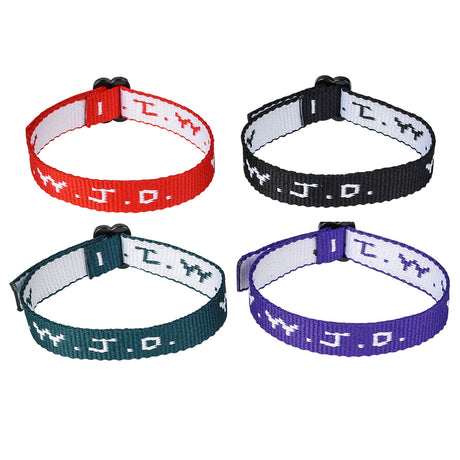 W.W.J.D. Webbing Bracelet (1 DZ)