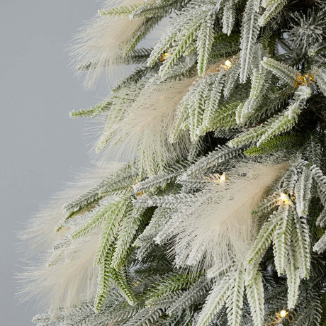7.5' Pine Pampas Tree Warm White LED