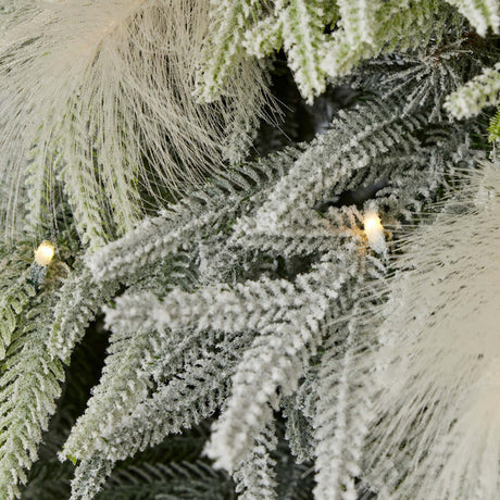 7.5' Pine Pampas Tree Warm White LED